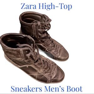 Zara High-Top Sneakers Men’s Boot US Sz10 MSRP$116